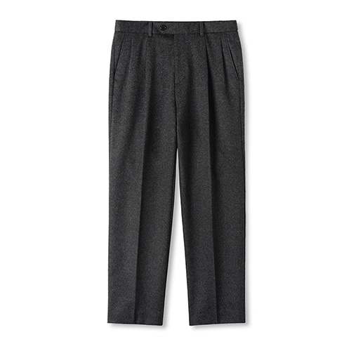 반츠 WMM 18oz Wool Two-tuck Pants - Grey