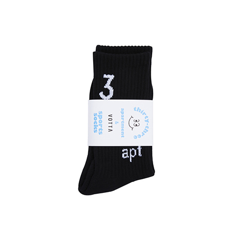 33apt x Votta Sports Socks (black)