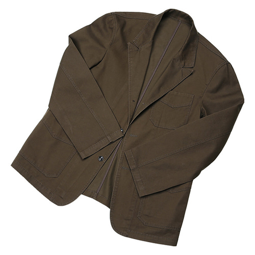 솔티 Tura Cotton Washed Jacket (Brown)
