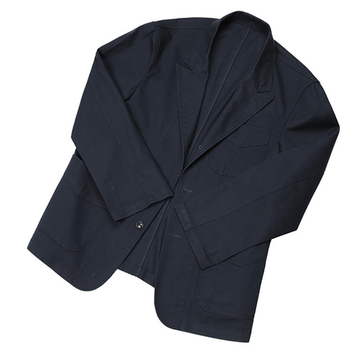 솔티 Tura Cotton Washed Jacket (Navy)