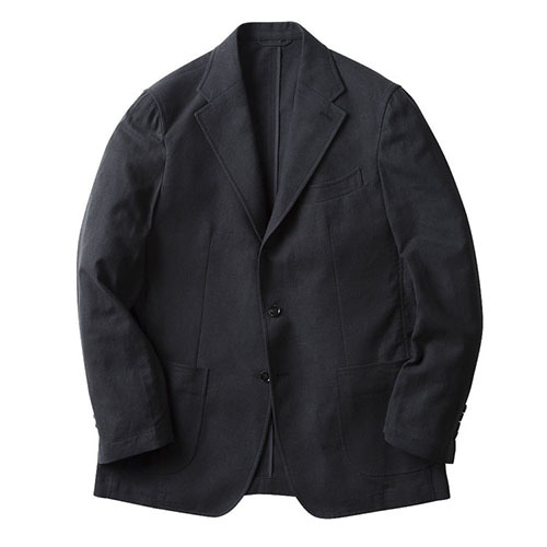 솔티 Linen Cotton Summer Jacket (Charcoal)