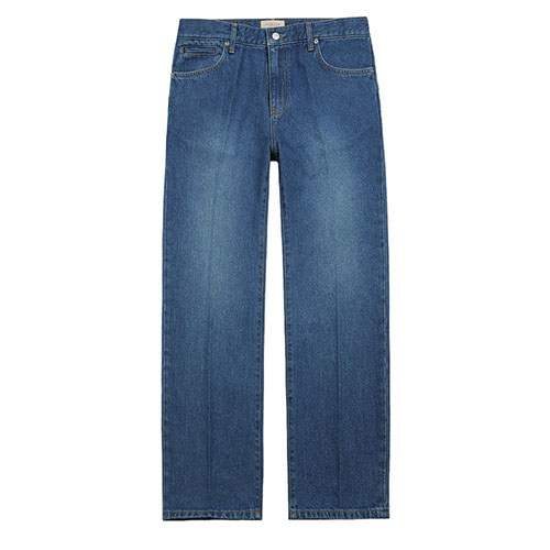 솔티 006 Tailored Denim Jeans (Mid blue)