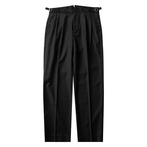 솔티 Reve Wool Gabardine Trousers (Black)