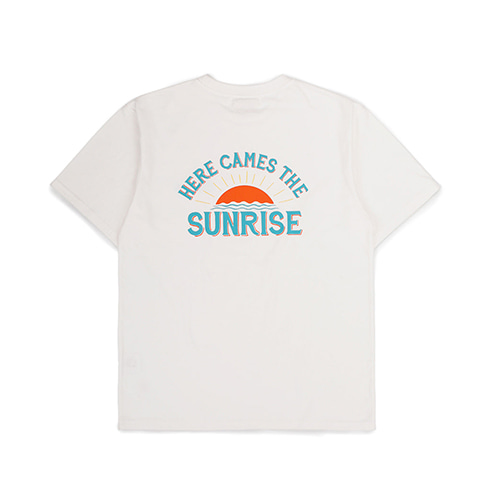 엠니 Sunrise Come T-Shirts 오프 화이트